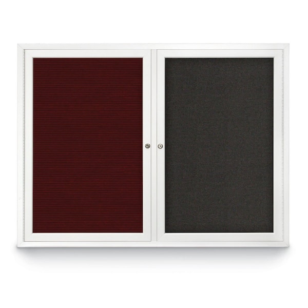 Corkboard, Synthetic Forbo/Black, 72"x 48"
